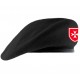 Order of Malta - TSR® Military Beret (with Leather Sweatband - Lined) (Order of Malta Patch)
